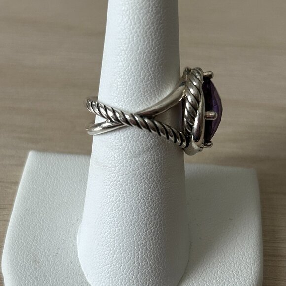 David Yurman Amethyst Infinity Ring - Picture 5 of 10